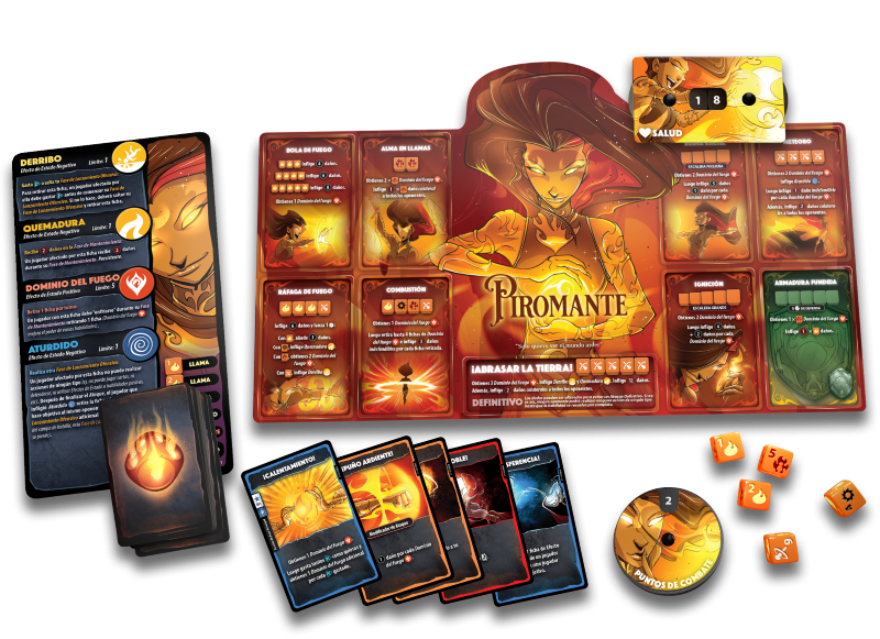 Piromante vs Ladrón Sombrío - Dice Throne