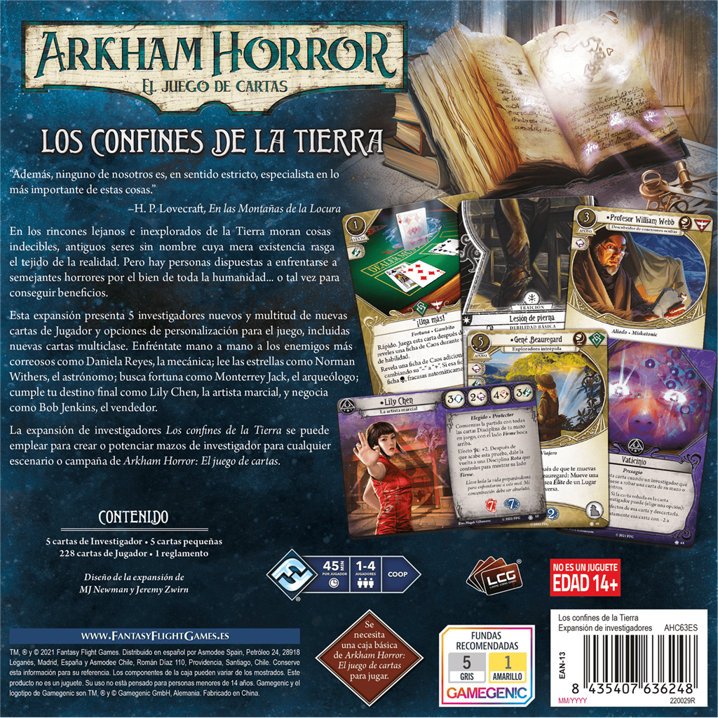 AH LCG: Confines de la Tierra exp. investigadores
