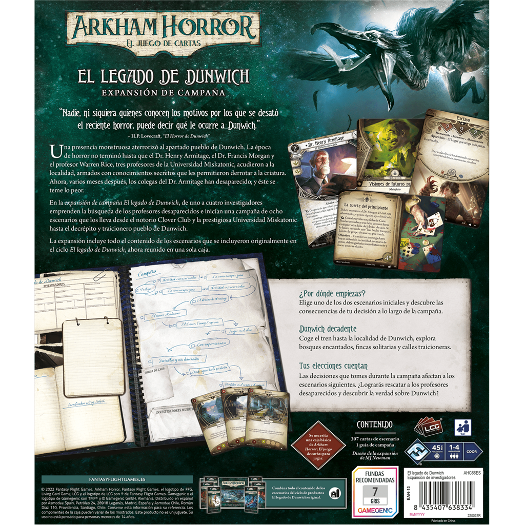 AH LCG: El legado de Dunwich exp. campaña