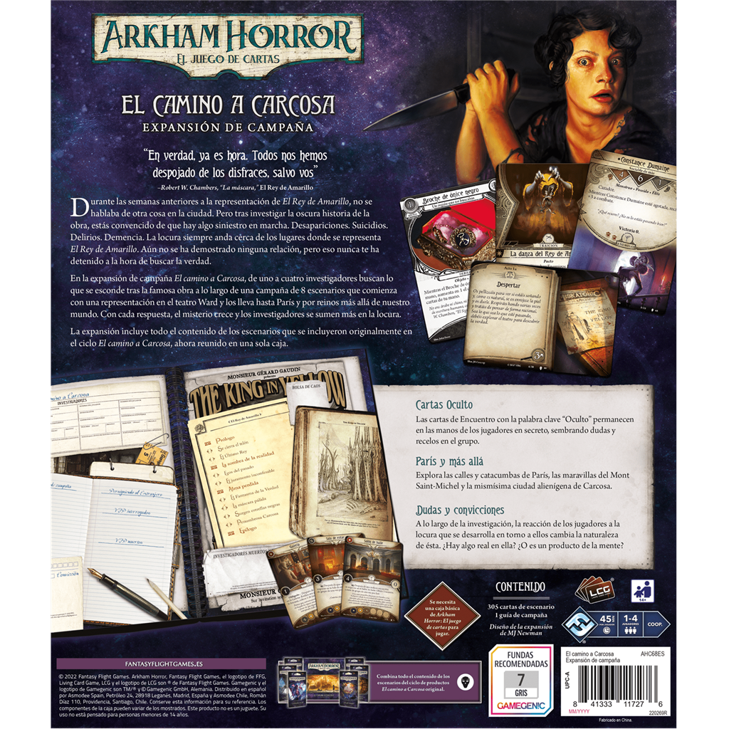 AH LCG: El camino a Carcosa exp. campaña