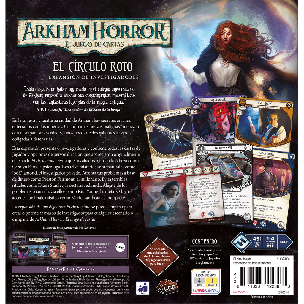 AH LCG: El círculo roto exp. investigadores