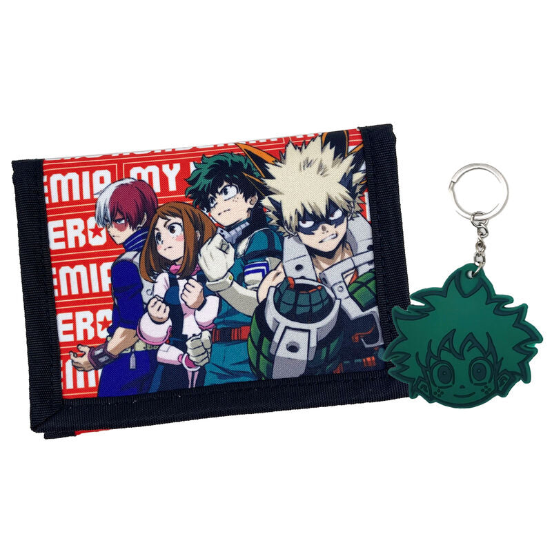 Set cartera + llavero My Hero Academia