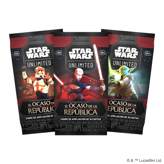 Star Wars Unlimited: El Ocaso de la República (Caja de Sobres)