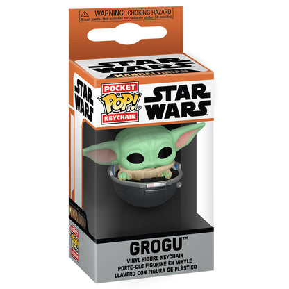 Llavero Pocket POP Star Wars Mandalorian 9 Grogu